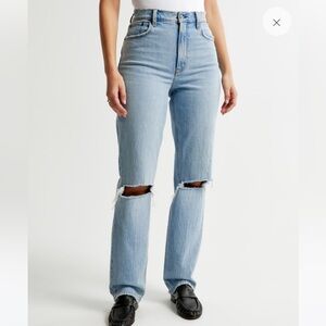 Abercrombie & Fitch Ultra High Rise 90s Straight Jean